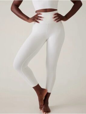 Athleta White High Rise Elation 7/8 Leggings